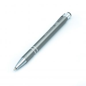 długopis srebrny z logotypem UAM