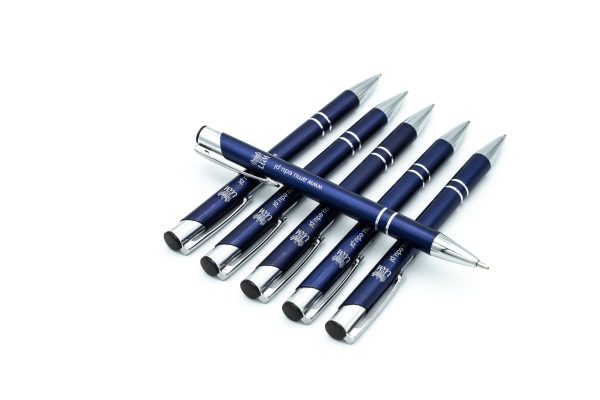 długopisy granatowe z logotypem UAM